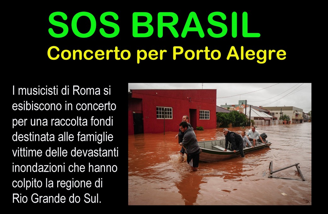 SOS BRASIL: concerto per Porto Alegre – ANDREA PAGANI TRIO & FRIENDS